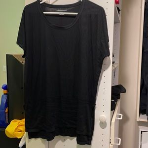 AE long black tee